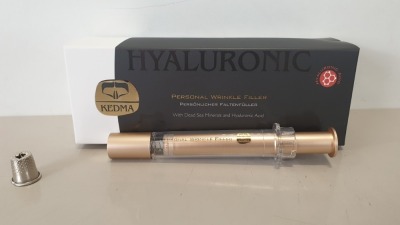 2 X BRAND NEW KEDMA HYALURONIC PERSONAL WRINKLE FILLER WITH DEAD SEA MINERALS AND HYALURONIC ACID - 10G RRP £1,998.00