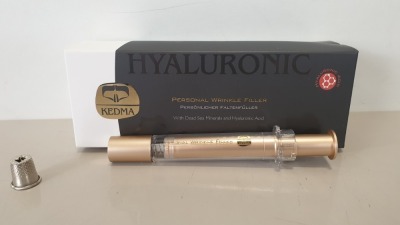 2 X BRAND NEW KEDMA HYALURONIC PERSONAL WRINKLE FILLER WITH DEAD SEA MINERALS AND HYALURONIC ACID - 10G RRP £1,998.00