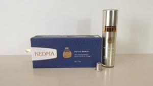 2 X BRAND NEW ROYALTY KEDMA ACTIVE SERUM WITH DEAD SEA MINERALS, MATRIXYL SYNTHE'6 & OMEGA 3 - 50G RRP $1,598