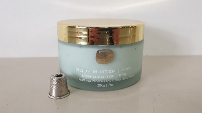 6 X BRAND NEW KEDMA BODY BUTTER / KIWI WITH DEAD SEA MINERALS AND COCOA SEED BUTTER - 200G RRP $594.00