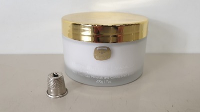 6 X BRAND NEW KEDMA BODY BUTTER / VANILLA WITH DEAD SEA MINERALS AND COCOA SEED BUTTER - 200G RRP $594.00