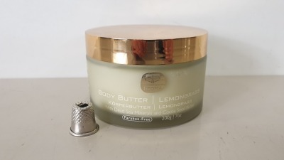 6 X BRAND NEW KEDMA BODY BUTTER / LEMONGRASS WITH DEAD SEA MINERALS AND COCOA SEED BUTTER - 200G RRP $594.00