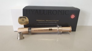 2 X BRAND NEW KEDMA HYALURONIC PERSONAL WRINKLE FILLER WITH DEAD SEA MINERALS AND HYALURONIC ACID - 10G RRP $1,998.00