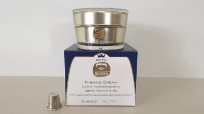 3 X BRAND NEW ROYALTY KEDMA FIRMING CREAM WITH DEAD SEA MINERALS, DUNALIELLA SEAWEED & OMEGA 3 - 50G RRP $2,397.00