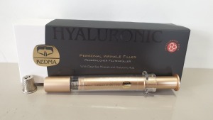 2 X BRAND NEW KEDMA HYALURONIC PERSONAL WRINKLE FILLER WITH DEAD SEA MINERALS AND HYALURONIC ACID - 10G RRP $1,998.00