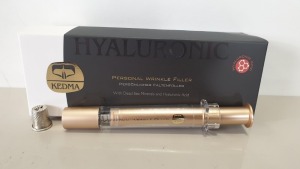 2 X BRAND NEW KEDMA HYALURONIC PERSONAL WRINKLE FILLER WITH DEAD SEA MINERALS AND HYALURONIC ACID - 10G RRP $1,998.00