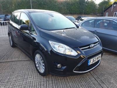 BLACK FORD GRAND C-MAX TITANIUM TDCI. ( DIESEL )Reg : FJ63NVH, Mileage : 53257Details: WITH 2 KEYSENGINE SIZE 1560CCMOT UNTIL 24/08/2021 - FORECOURT PRICE £6,995WITH LOG BOOK