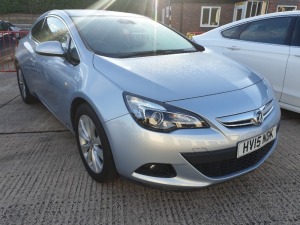 SILVER VAUXHALL ASTRA GTC SRI S/S.Reg : HV15NDK, Mileage : 37307Details: PETROL WITH 2 KEYSENGINE SIZE 1364CCMOT UNTIL 24/03/2021HALF LEATHERFORECOURT PRICE £6,495WITH LOG BOOK