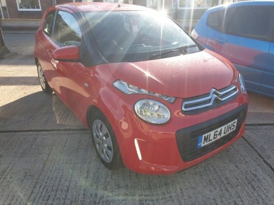 RED CITROEN C1 FEEL.Reg : ML64UHS, Mileage : 34162Details: PETROLWITH 2 KEYSENGINE SIZE 998CCMOT UNTIL 20/08/2021FORECOURT PRICE £4,490WITH LOG BOOK