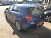 BLUE BMW 118D SPORT. ( DIESEL )Reg : AO11KFU, Mileage : 79794Details: WITH 2 KEYSENGINE SIZE 1995CCMOT UNTIL 26/02/2021WITH LOG BOOK - 3