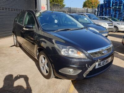 BLACK FORD FOCUS ZETEC 100.Reg : ML10HRK, Mileage : 83891Details: PETROLWITH 1 KEYENGINE SIZE 1596CCMOT UNTIL 07/10/2020WITH LOG BOOK