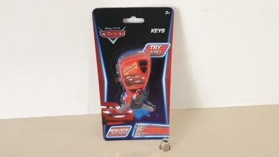 180 X BRAND NEW DISNEY PIXAR CARS LIGHTING MCQUEEN CAR KEY WITH REALISTIC SOUNDS - IN 10 BOXES