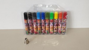 222 X DISNEY PIXAR (CARS) MARKERS IN 4 BOXES