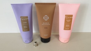 96 X ASSORTED BODY WASH IE FERNE CAPRI BODY WASH (200ML), FERNE BLUSH OUD BODY WASH (200ML) AND MARIO FALCONE BODY WASH (200ML) - PICK MIXED LOOSE