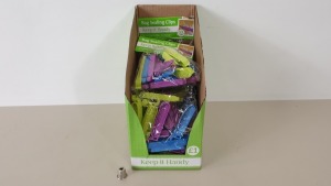 416 X 13 PACK OF BAG SEALING CLIPS (KEEPS BAGS SEALED AND FOOD FRESH)- IN 32 BOXES