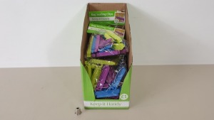 416 X 13 PACK OF BAG SEALING CLIPS (KEEPS BAGS SEALED AND FOOD FRESH)- IN 32 BOXES