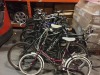 TRADE BIKE LOT TO INCLUDE 10 COMPLETE BIKES IE. MUDDY FOX, TREK 4 SERIES, TRIUMPH RACING BIKE, WAYFARER FOLDING BIKE, RALEIGH FOLDING BIKE, PLUS UNBRANDED RACING BIKE FRAME, 1 PR OF GIANT 27.5" WHEELS WITH MAXIS TYRES, 1 PR OF GIANT PX-2 WHEELS WITH SCHWA