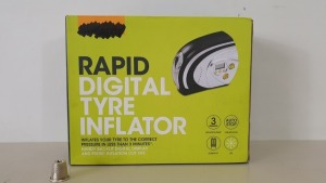 8 X DEBRANDED RAPID DIGITAL TRYE INFLATOR (BOX SLIGHTLY DAMAGED)