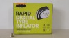 8 X DEBRANDED RAPID DIGITAL TRYE INFLATOR (BOX SLIGHTLY DAMAGED)