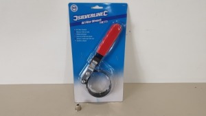 60 X BRAND NEW SILVERLINE 57-65MM DIAMETER OIL FILTER WRENCH (PROD CODE 380671) TRADE PRICE £5.97 (EXC VAT) - IN 1 CARTON