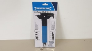 72 X BRAND NEW SILVERLINE TRIM / DOOR HANDLE CLIP REMOVER 10 IN 1 TOOL (PROD CODE 439107) TRADE PRICE £4.64 (EXC VAT) - IN 1 CARTON