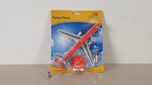 48 X BRAND NEW FLYING PLANE TOY - BATTERY IS INCLUDED - AIRTURKEY DESIGN (FPFP164BL) - IN 1 CARTON - (ORIG RRP £15.00 EACH)