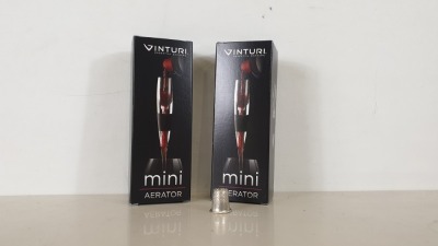 48 X VINTURI MINI WINE AERATOR IN PICTURE GIFT BOX - IN 1 CARTON