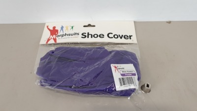 193 X BRAND NEW MORPHSUITS PURPLE SHOE COVER - IN ONE BOX