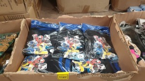 50 X BRAND NEW CHILDRENS POWER RANGERS PYJAMAS (SIZES AGE 4-5, 5-6, 7-8 AND 9-10) - IN ONE BOX