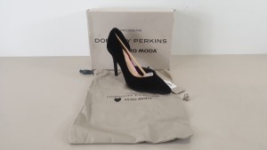 15 X BRAND NEW DOROTHY PERKINS VERO MODA BLACK HIGH HEELS IN SIZE 6 TOTAL RRP £675.00