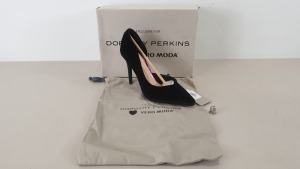 15 X BRAND NEW DOROTHY PERKINS VERO MODA BLACK HIGH HEELS IN SIZE 8 TOTAL RRP £675.00