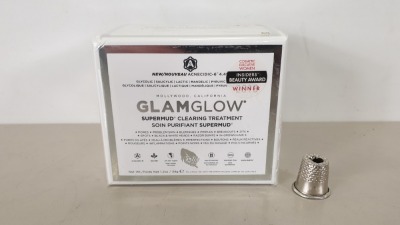 6 X BRAND NEW BOXED GLAMGLOW 34G SUPERMUD CLEARING TREATMENT