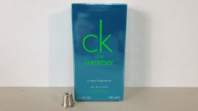 5 X BRAND NEW BOXED CK ONE SUMMER 100ML EAU DE TOILETTE