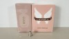 5 PIECE ASSORTED PERFUME LOT CONTAINING 2 X BRAND NEW BOXED 5OML HUGO BOSS THE SCENT FOR HER EAU DE PARFUM AND 3 X BRAND NEW BOXED 50ML PACO RABANNE OLYMPEA EAU DE PARFUM