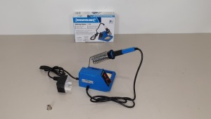 10 X BRAND NEW SILVERLINE SOLDERING STATIONS 5-48W (PROD CODE 245090) - TRADE PRICE £31.34 EACH (EXC VAT) IN 1 CARTON