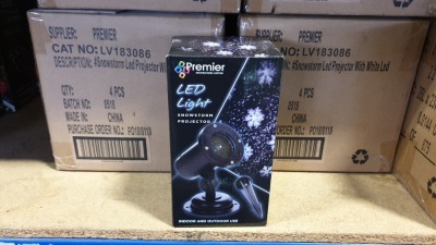 16 X BRAND NEW PREMIER SNOWSTORM LED PROJECTORS