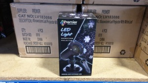 16 X BRAND NEW PREMIER SNOWSTORM LED PROJECTORS