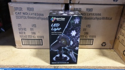 16 X BRAND NEW PREMIER SNOWSTORM LED PROJECTORS