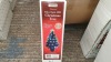 6 X BRAND NEW CHRISTMAS WORKSHOP 2FT FIBRE OPTIC LED CHRISTMAS TREE WITH BOWS - 60 LED LIGHTS - IN 1 BOX