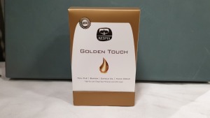 10 X BRAND NEW KEDMA GOLDEN TOUCH SET INCLUDING NAIL FILE - CUTICLE OIL - BUFFER - HAND CREAM. NAIL KIT WITH DEAD SEA MINERALS AND 24K GOLD RRP $990.00