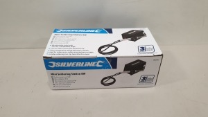 20 X BRAND NEW SILVERLINE MINI SOLDERING STATIONS 8W (PROD CODE 882283) - TRADE PRICE £19.26 EACH (EXC VAT) IN 1 CARTON