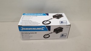 20 X BRAND NEW SILVERLINE MINI SOLDERING STATIONS 8W (PROD CODE 882283) - TRADE PRICE £19.26 EACH (EXC VAT) IN 1 CARTON