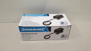 20 X BRAND NEW SILVERLINE MINI SOLDERING STATIONS 8W (PROD CODE 882283) - TRADE PRICE £19.26 EACH (EXC VAT) IN 1 CARTON