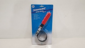 60 X BRAND NEW SILVERLINE 57-65MM DIAMETER OIL FILTER WRENCH (PROD CODE 380671) TRADE PRICE £5.97 (EXC VAT) - IN 1 CARTON