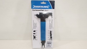 72 X BRAND NEW SILVERLINE TRIM / DOOR HANDLE CLIP REMOVER 10 IN 1 TOOL (PROD CODE 439107) TRADE PRICE £4.64 (EXC VAT) - IN 1 CARTON