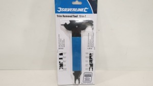 72 X BRAND NEW SILVERLINE TRIM / DOOR HANDLE CLIP REMOVER 10 IN 1 TOOL (PROD CODE 439107) TRADE PRICE £4.64 (EXC VAT) - IN 1 CARTON