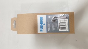 24 X BRAND NEW PLUMBOB CHROME SHOWER HEAD 3 SPRAY PATTERNS (PROD CODE 662179) TRADE PRICE £10.19 EACH (EXC VAT) - IN 1 CARTON