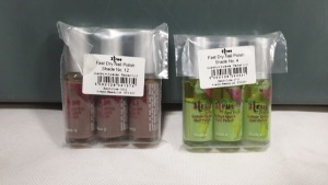 527 PIECE ASSORTED BRAND NEW 2TRUE LOT CONTAINING 309 X 2TRUE FAST DRY NAIL POLISH SHADE NO.4 AND 218 X 2TRUE FAST DRY NAIL POLISH SHADE NO.12 RRP £1,048.73