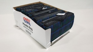 50 X AUTO-CARE PICNIC RUG - AC825 GREEN TARTAN IN 5 BOXES