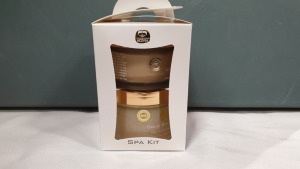 3 X BRAND NEW KEDMA SPA KIT CONTAINING 200G GOLD BODY BUTTER WITH DEAD SEA MINERALS AND SHEA BUTTER AND 500G GOLD BODY SCRUB WITH DEAD SEA MINERALS AND NATURAL OILS TRRP £720.00